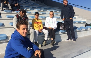 Arthur, Clara et Yanis en bronze au Challenge Equip'Athlé