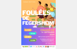 14ème édition des Foulées de Fegersheim