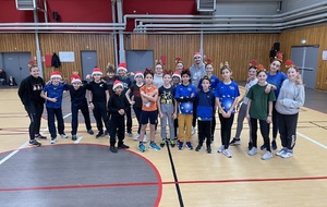 Séance de Noël de l'école d'athlé