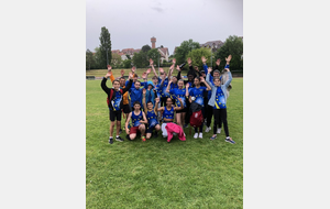 Sacha en bronze avec l'équipe U14 du S2A à la Finale Equip'Athlé à Sarreguemines !