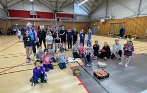 Ultime séance "pascale" pour les "éveil athlé" avant les vacances de printemps !