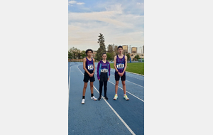 Belles performances de nos jeunes sur le 1000m du meeting de Colmar !