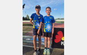 Médaille d'or pour Emeric et Nolan avec l'équipe U14 du S2A au Challenge Equip'Athlé à Obernai !