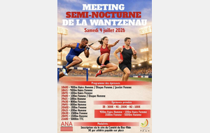 Résultats du meeting semi-nocturne de la Wantzenau !
