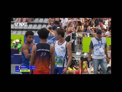 Demi-finale 100m U18 M