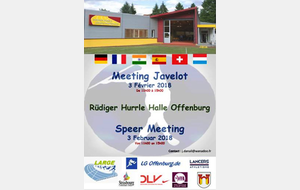 Meeting Javelot à Offenburg (Allemagne)