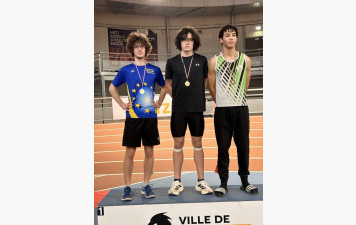 Vincent Gaillard, vice-champion du Grand-Est sur le 60m U18 en salle !
