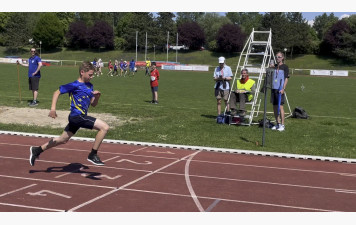 Superbe triathlon de Léo Mercier à l'animation U12 du samedi 09 mai 2026 à Lingolsheim !