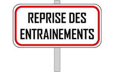 Reprise de l'entrainement des jeunes