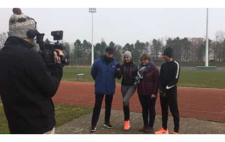 Michèle avec Delphine Wespiser sur Alsace20 