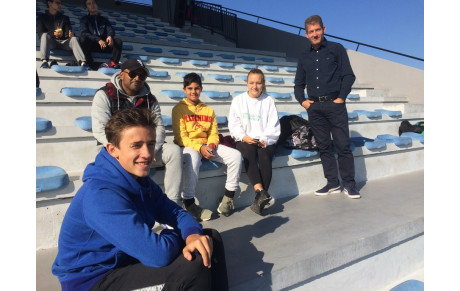 Arthur, Clara et Yanis en bronze au Challenge Equip'Athlé