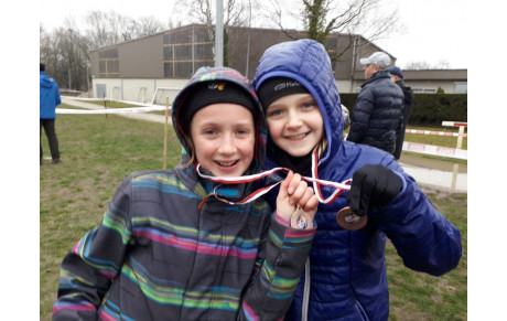 4 médailles de bronze au Bas-Rhin de Cross !