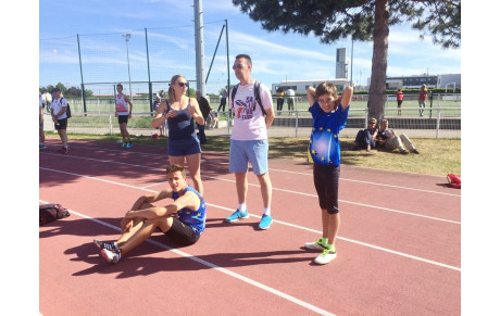 Nos garçons assurent au challenge Equip'Athlé !