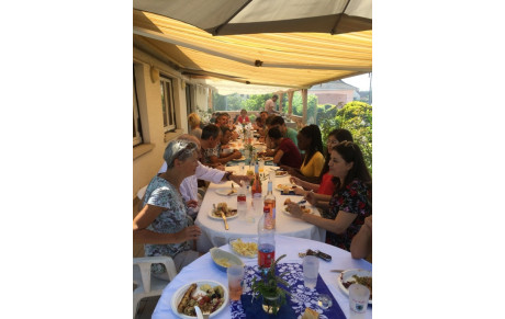 Barbecue dominical chez Hamid et Stéphanie