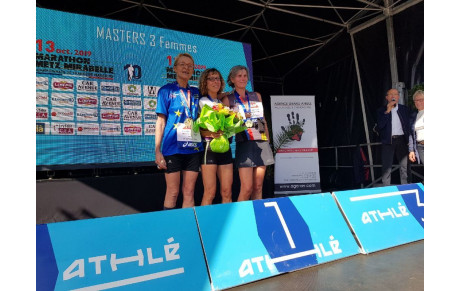 Marie-Paule, vice-championne de France de marathon !