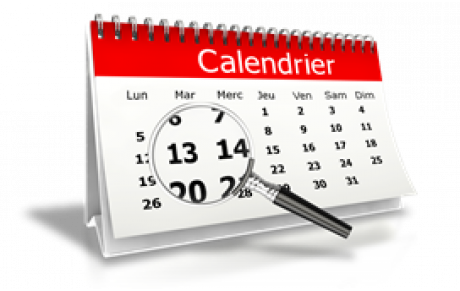 Calendrier provisoire 2020 