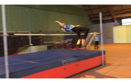 Enzo en préparation de ses Championnats LARGE d'Epreuves Combinées 