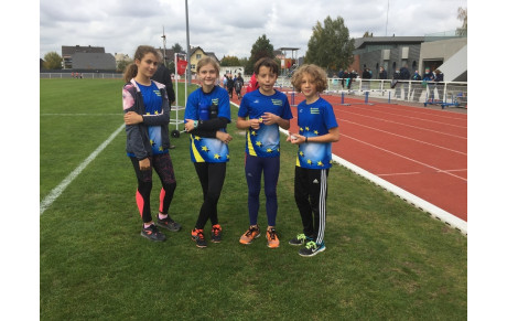 Pauline remporte le triathlon de la Wantzenau et Jan règne sur le javelot !