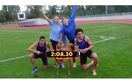 Un relais medley de feu pour le dernier meeting sur piste alsacien  de l'année !