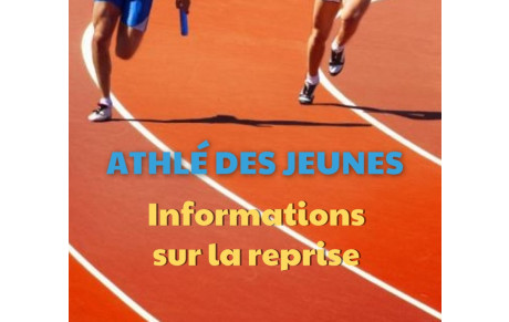 Reprise de l'athlé des jeunes