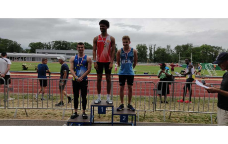 Enzo médaillé de bronze du 100m aux &quot;Alsace&quot; !