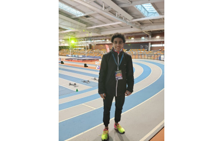 Moustafa au Meeting National Indoor de Lyon (MNIL)
