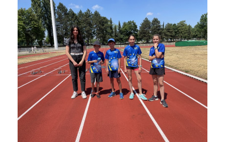 Bas-Rhin poussins : 5 médailles pour Feg'Athlé dont 3 pour Alice !