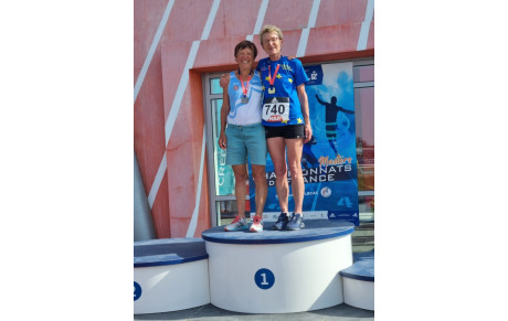 Marie-Paule, double championne de France du 800m et du 1500m !