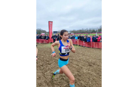Superbe résultat d'Elise aux France Cross à Carhaix !