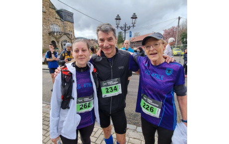3 athlètes et 3 podiums au trail "les Colberyennes" de ce dimanche !