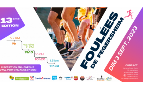 13ème édition des Foulées de Fegersheim