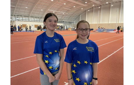 Résultats de la compétition U14 en salle du samedi 02 décembre au CREPS