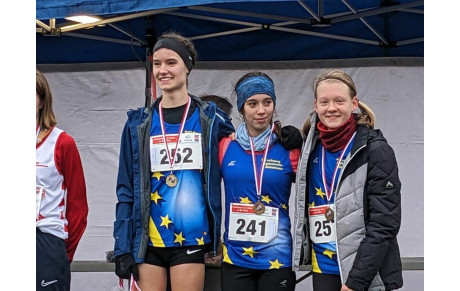 Solène Bernard médaillée de bronze par équipe aux Cross Bas-Rhin à Sélestat