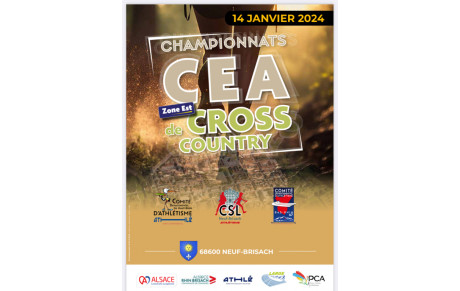 Nos inscrits aux Championnats CEA de Cross