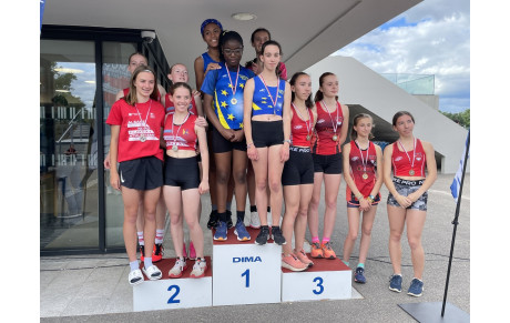 Solène championne du Bas-Rhin du 8x2x2x8 avec le S2A !