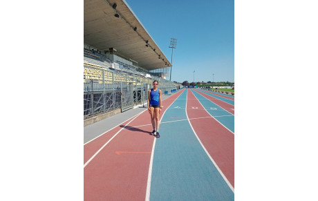 Elise Neppel en piste ce week-end aux championnats de France à Albi !