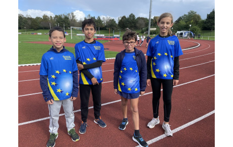 Nos quatre Mousquetaires à l'animation U12 de ce samedi 28 septembre à Lingolsheim !