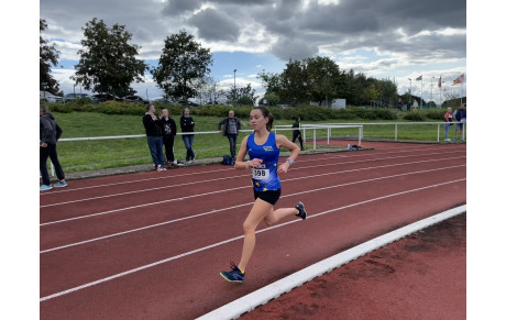 Belle prestation de Solène sur le 1000m du challenge Equip'Athlé à Obernai !