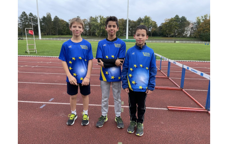 Deux sprinteurs de feu à l'animation U12 de ce samedi à Strasbourg-Hautepierre !