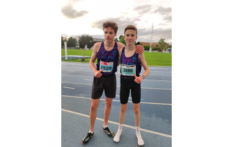 Excellents résultats de Lucas et Jules au 1000m du meeting de Colmar