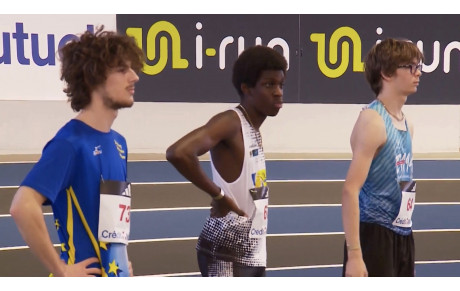 Vincent Gaillard demi-finaliste du 60m aux "France" U18 indoor !