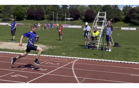 Superbe triathlon de Léo Mercier à l'animation U12 du samedi 09 mai 2026 à Lingolsheim !