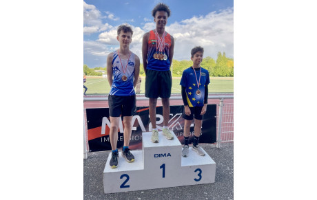Deux médailles et trois records personnels aux Bas-Rhin U14 !