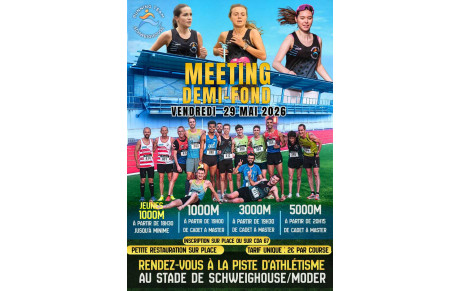 Nouveau RP au 1000m pour Solène au meeting de Schweighouse-sur-Moder !