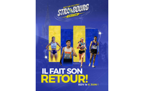 Record personnel pour Jules au 1500m du meeting national de Strasbourg !