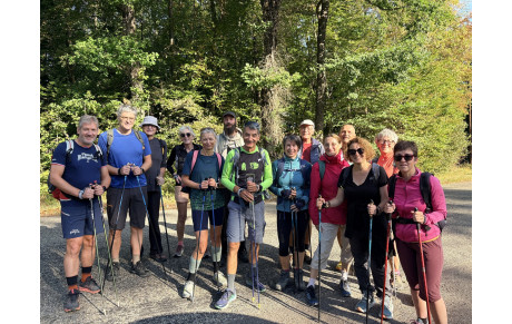 Une ballade sportive et conviviale dans les Vosges pour le groupe de marche nordique !