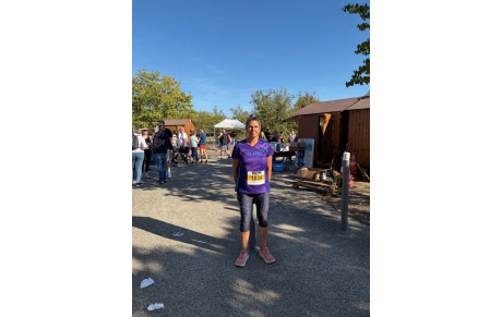 Joli podium de Christiane Rauscher au 10km des Foulées de Rosheim !